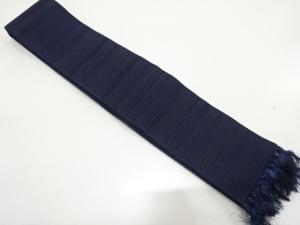 横段に幾何学模様織り出し　男物角帯